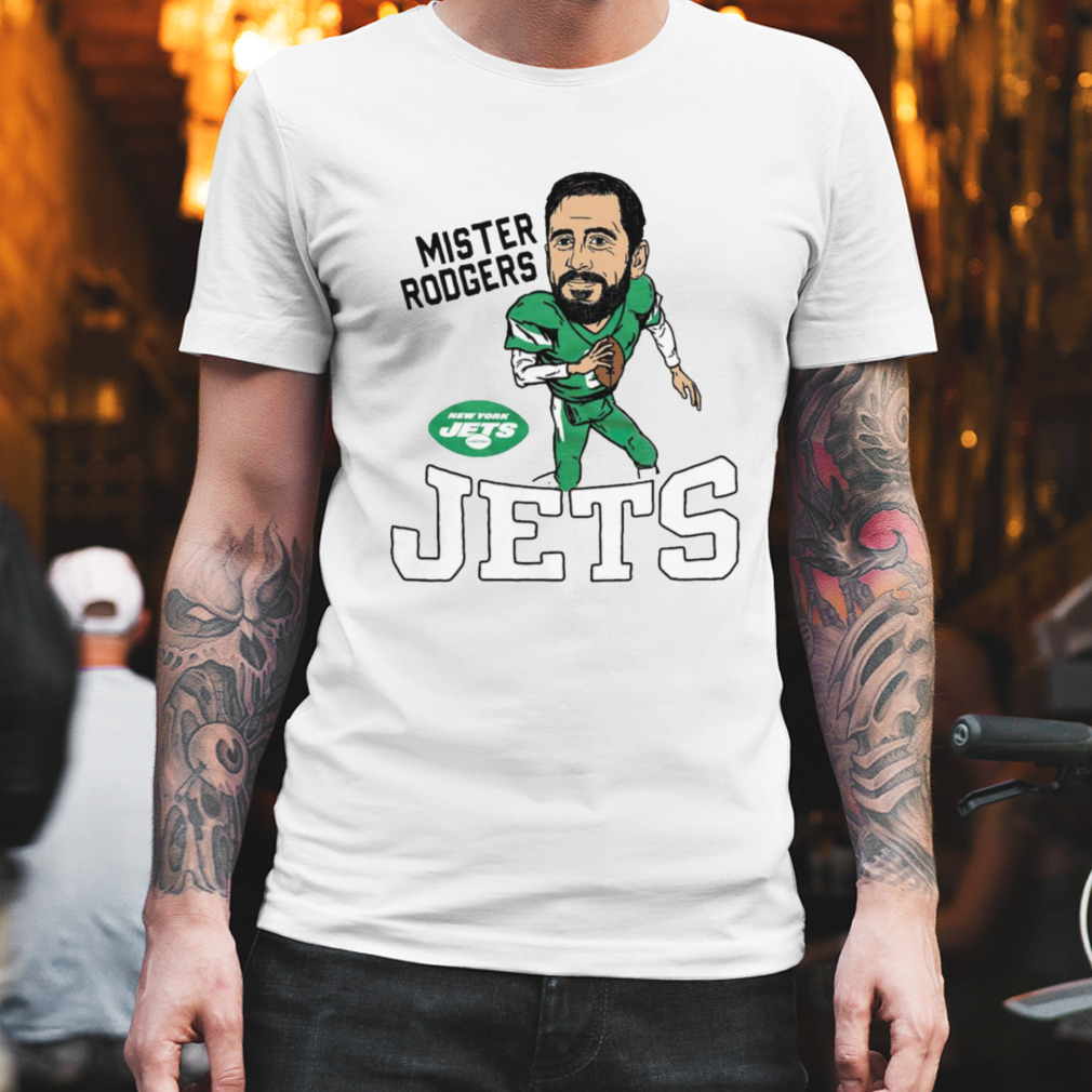 Mister Aaron Rodgers New York Jets caricature shirt