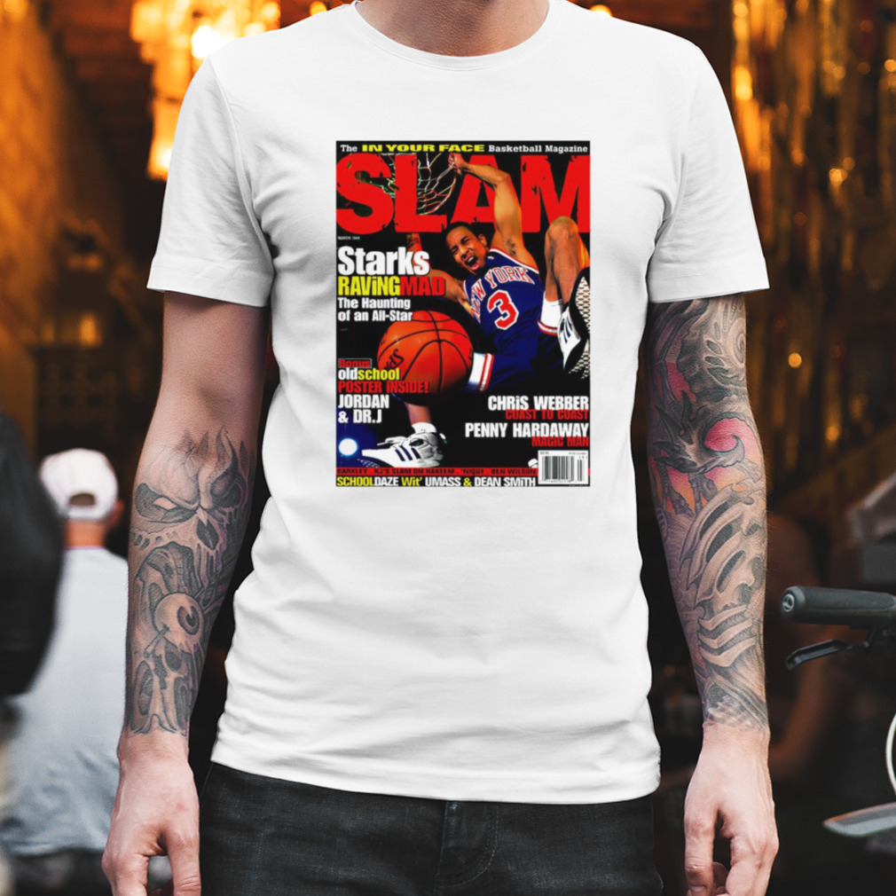 Jalen Brunson Slam Cover 3 John Starks shirt