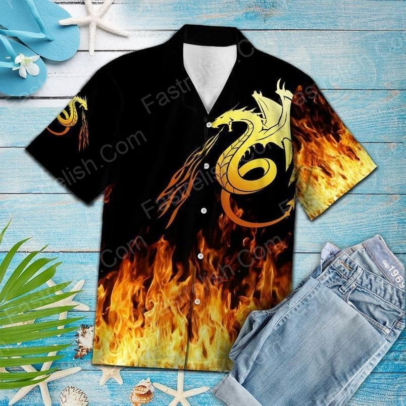 Amazing Dragon Hawaiian Shirt