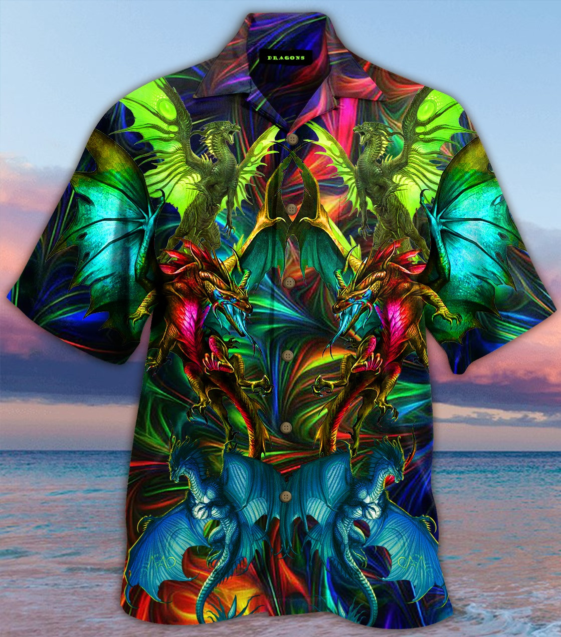 Amazing Dragon Summer Hawaiian Shirt