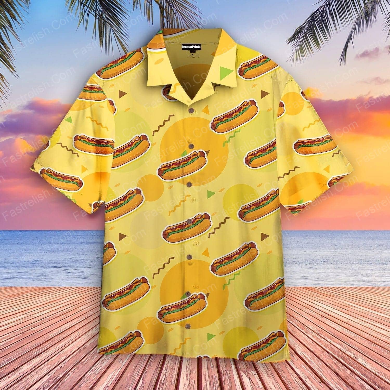 Amazing Hot Dog Barbecue Funny Hawaiian Shirt