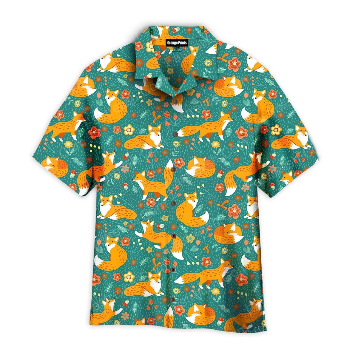 Amazing Jungle Foxes Aloha Hawaiian Shirt