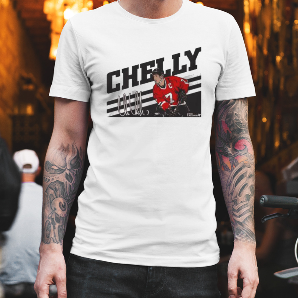 Chris Chelios Chicago Blackhawks Chelly Signature Shirt