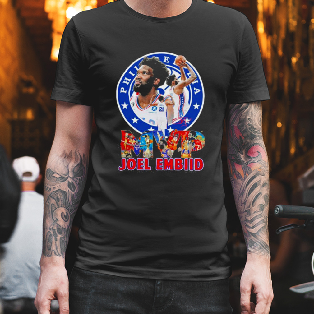 MVP Joel Embiid #21 Philadelphia 76ers 2023 shirt