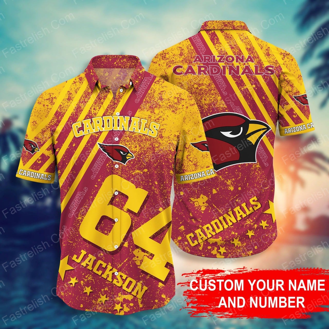 Arizona Cardinals Trending Hawaiian Shirt And Shorts For Fans - YesItCustom