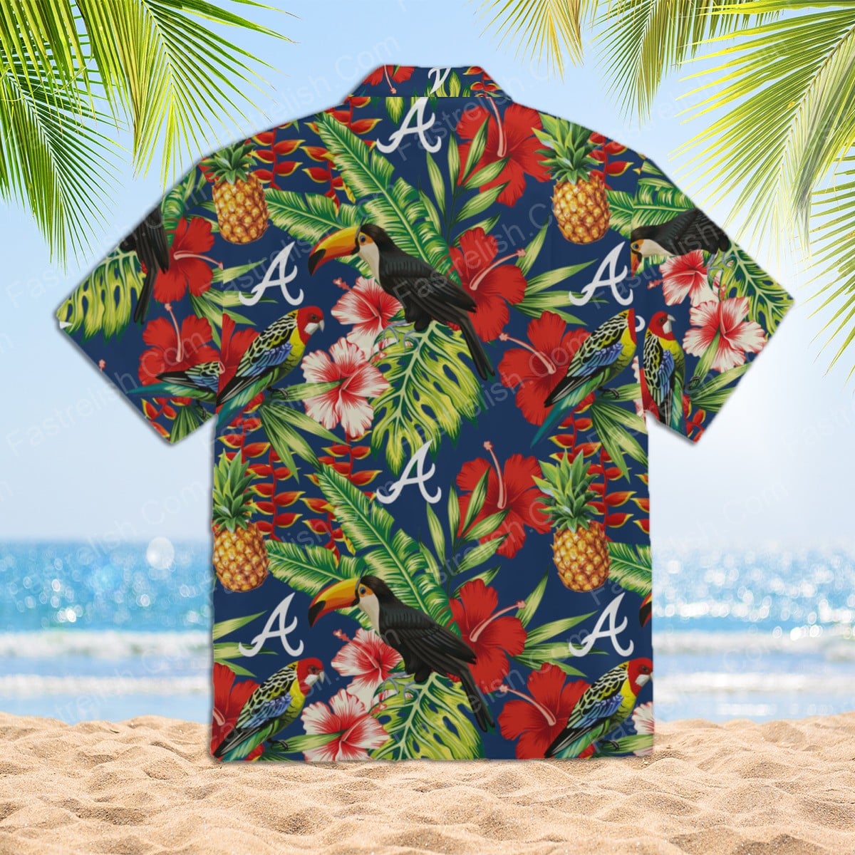 Atlanta Braves 701 Hawaiian Shirt