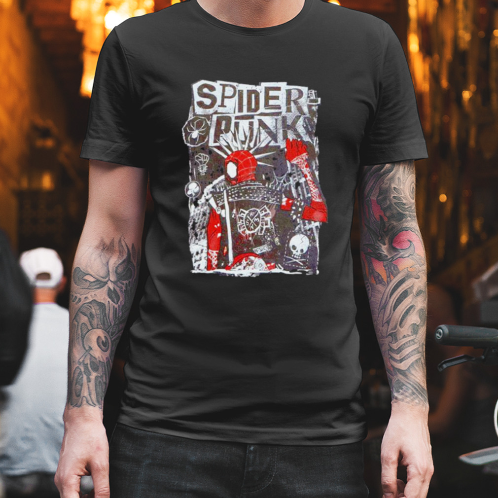 Marvel Spider-Man across the Spider-Verse Spider-Punk shirt