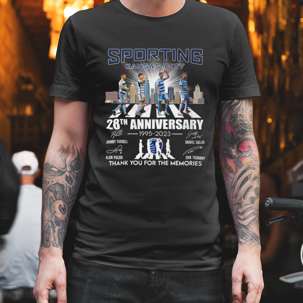 Sporting Kansas City 28th Anniversary 1995 – 2023 Thank You For The Memories T-Shirt