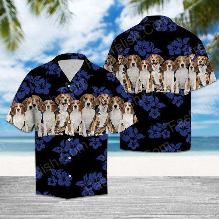 Awesome Beagle Aloha Hawaiian Shirt
