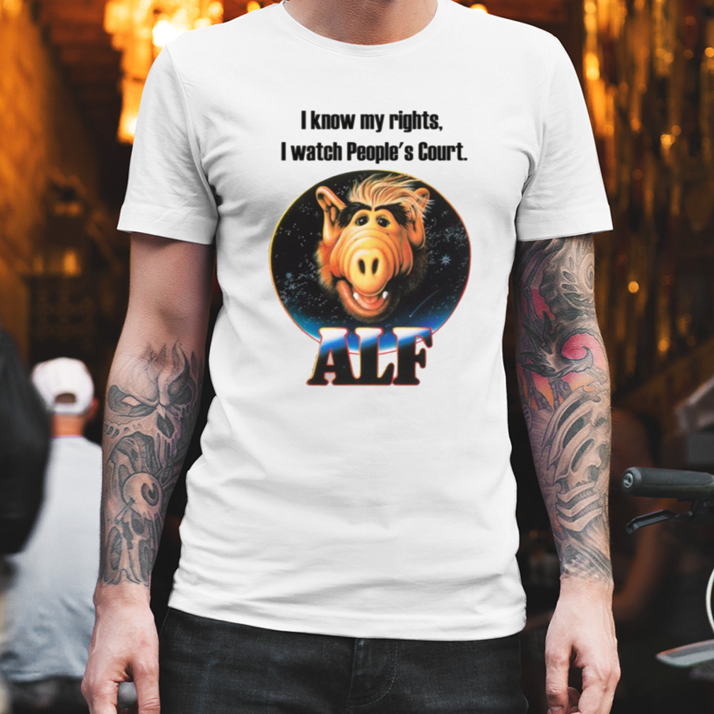 I Know My Rights Alf shirt