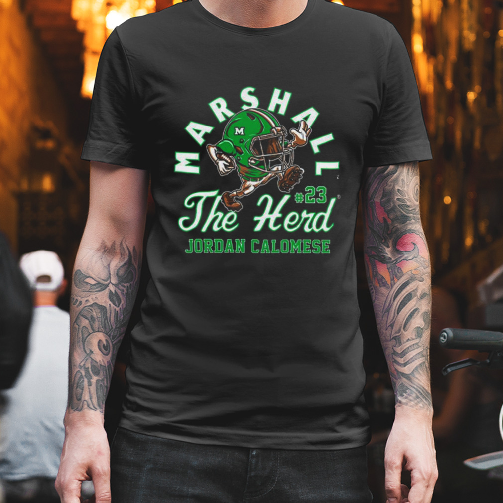 Marshall Thundering Herd Ncaa Football Jordan Calomese T-shirt