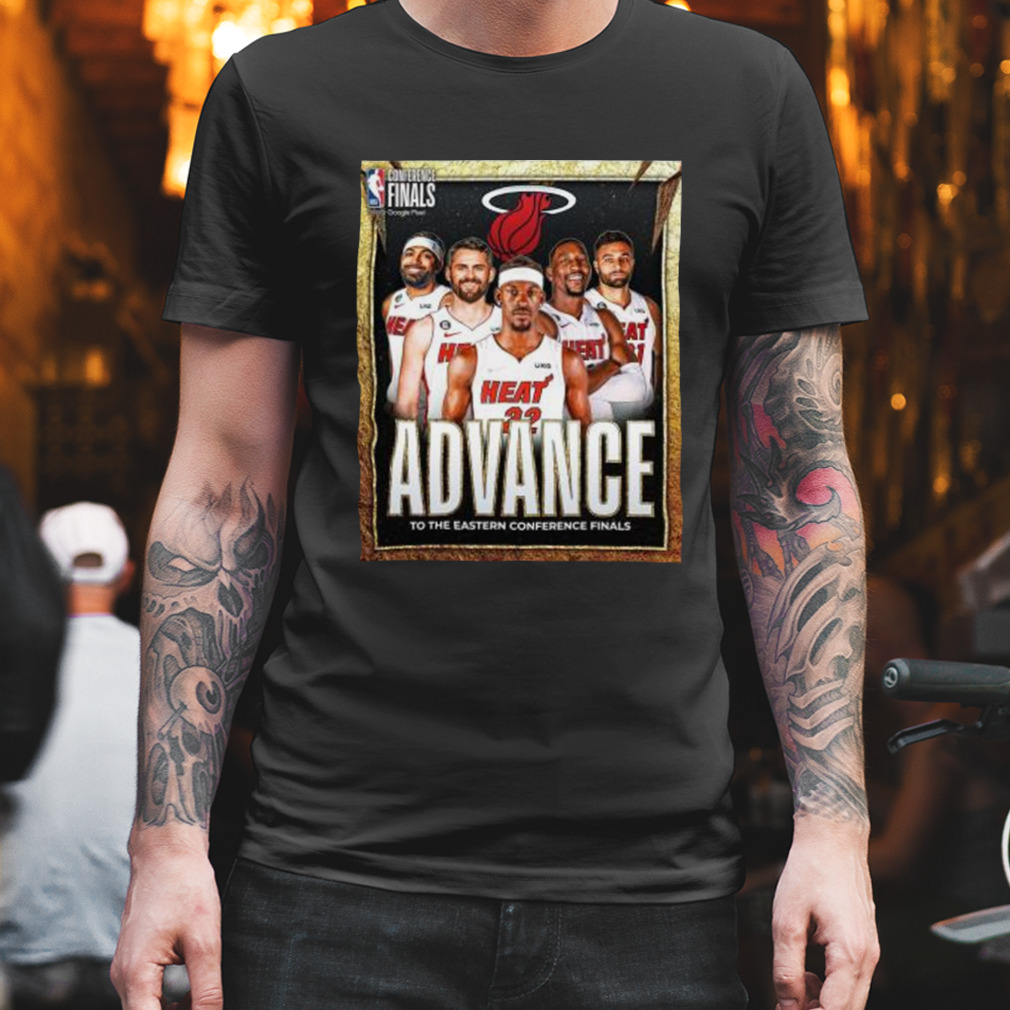 Miami Heat NBA Conference Finals Advance to the Western Conference Finals Poster shirt