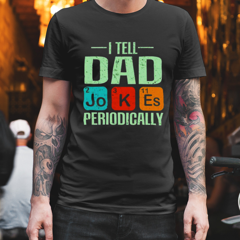 Dad Jokes Vintage Fathers Day Shirt