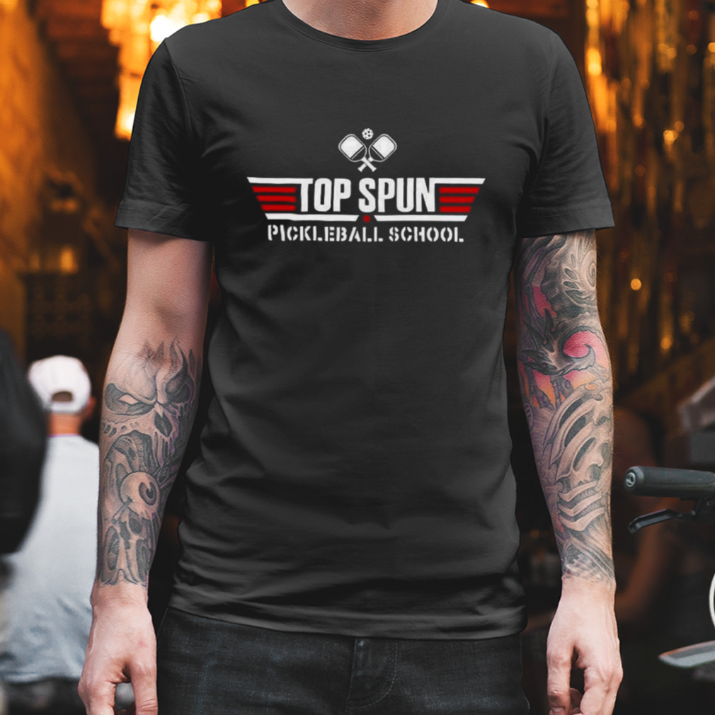 Top spun pickleball school T-shirt