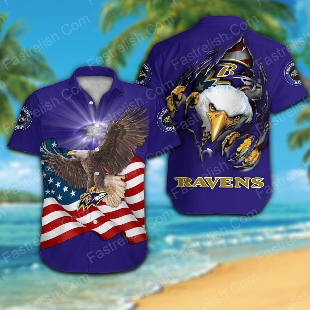 ravens hawaiian shirt