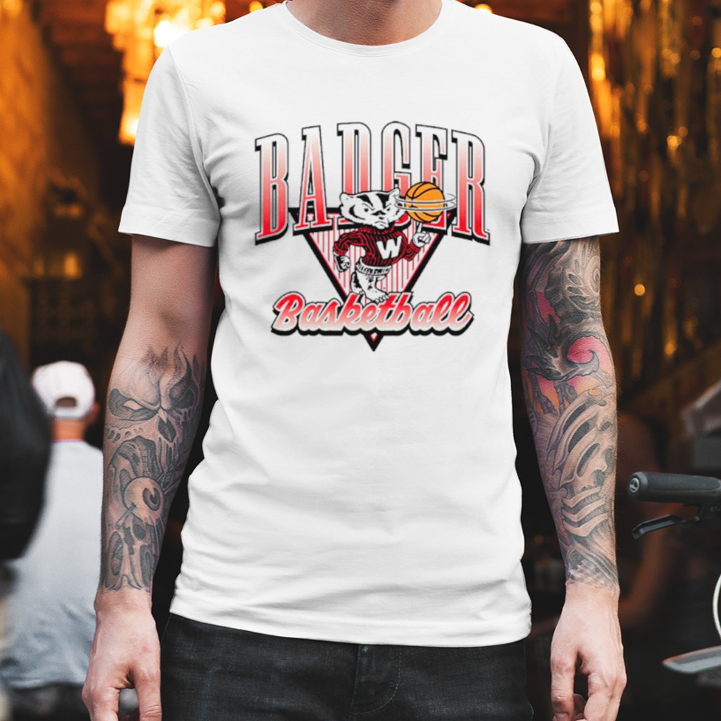 Wisconsin Badger basketball ringer shirt