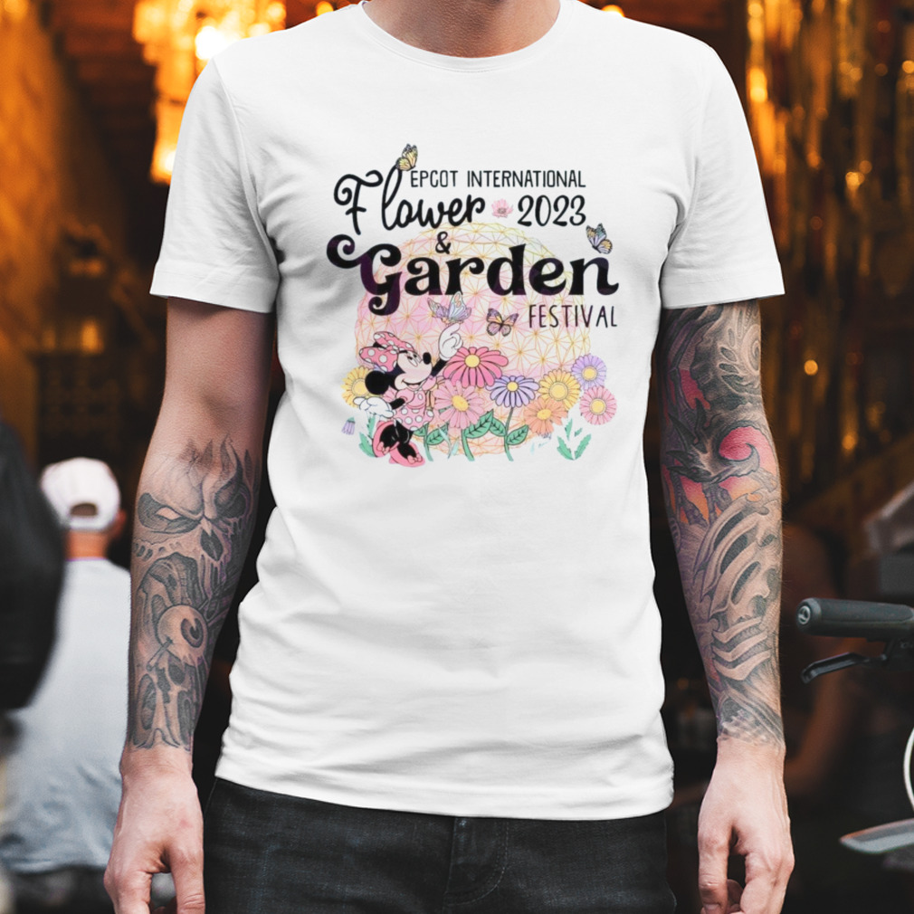 Minnie Mouse Disney Epcot International Flower And Garden 2023 Festival Shirt