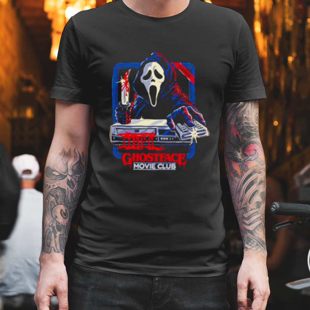 Ghostface movie club shirt