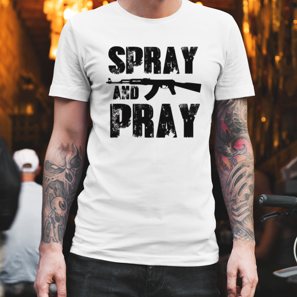 Spray And Pray Halo Game shirt