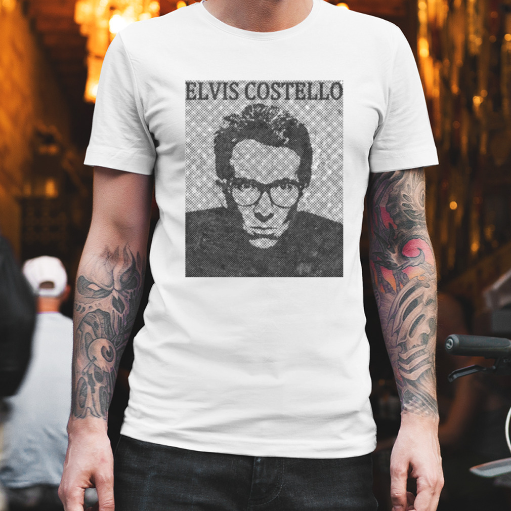 Elvis Costello Halftone 2023 Tour shirt