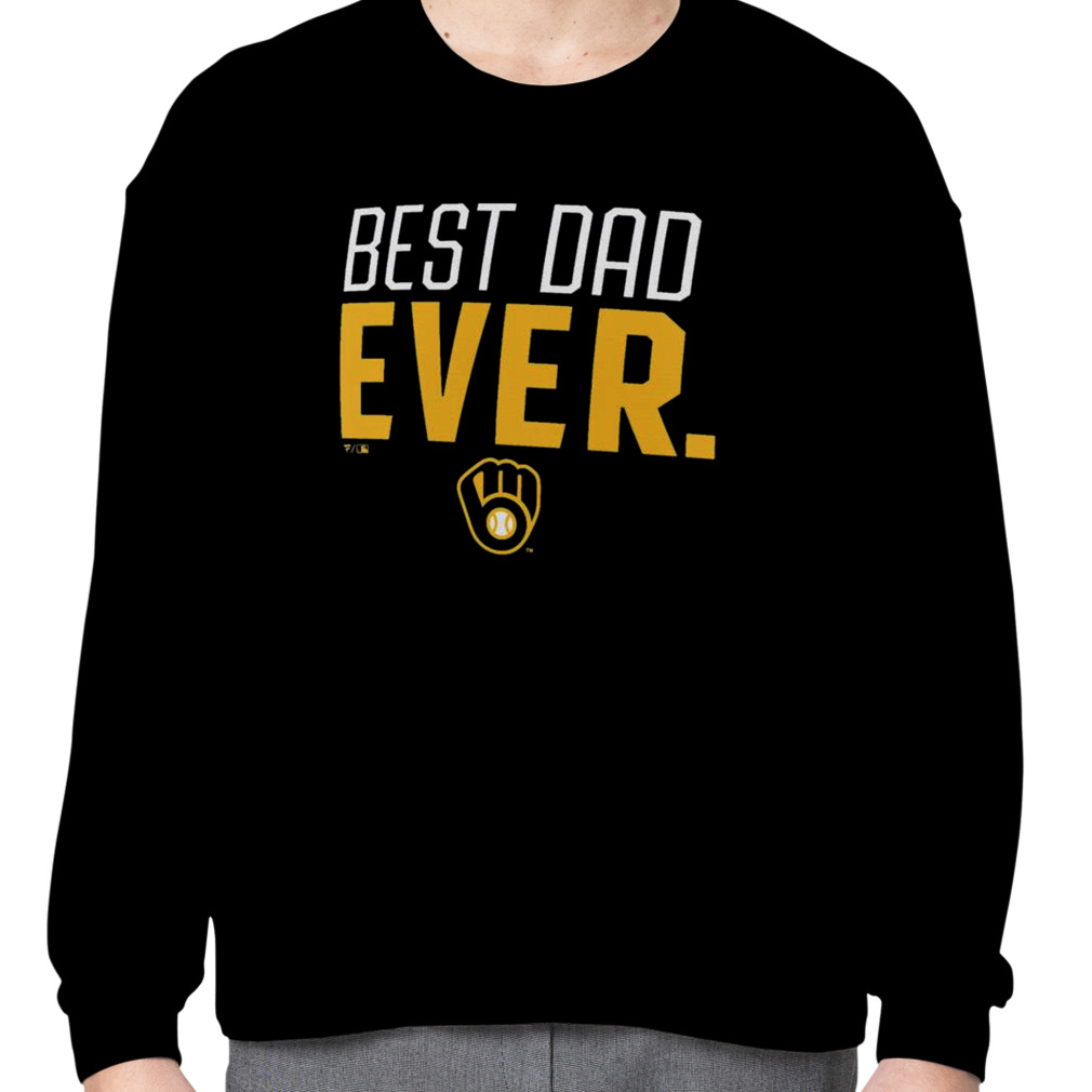 Milwaukee Brewers Best Dad Ever Logo Father's Day Shirt