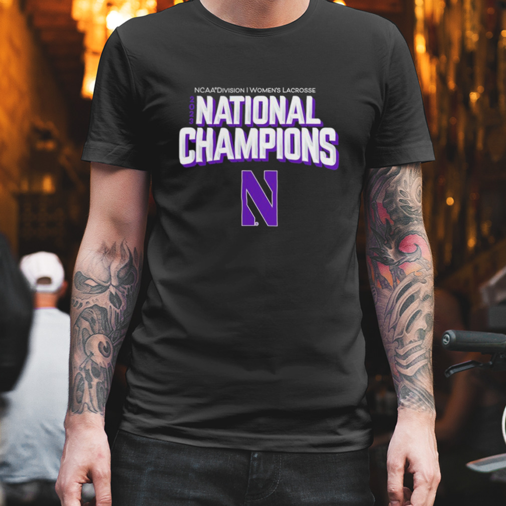 2023 NCAA Division I Women’s Lacrosse National Champions Northwestern Wildcats T-Shirt
