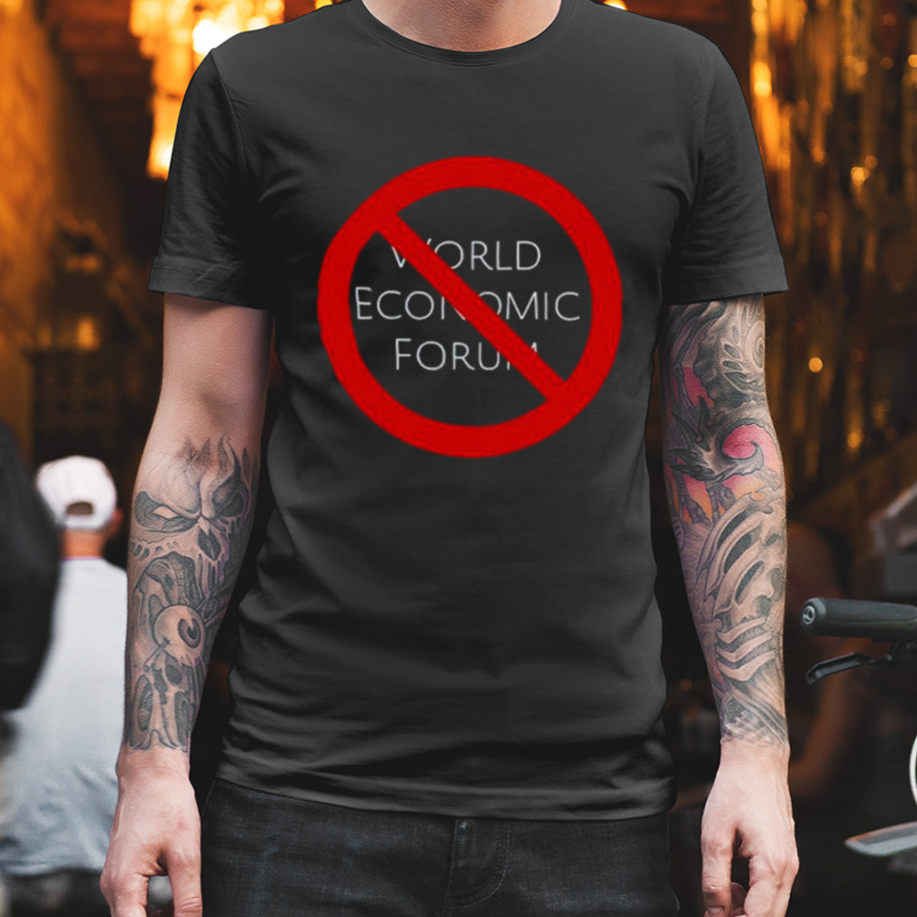 Liz Churchill no to world economic forum shirt