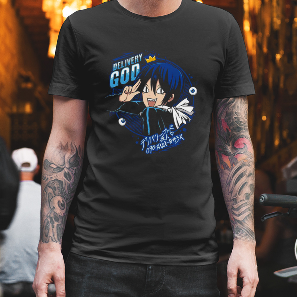 Delivery God Yato Japanese Anime Noragami Character God Calmity shirt