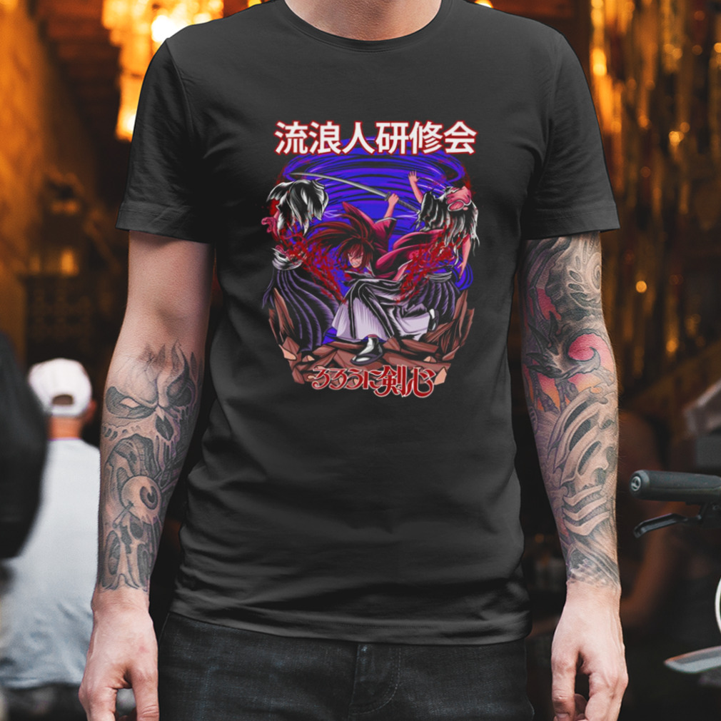 Japanese Manga Rurouni Kenshin Samurai X Anime Art shirt