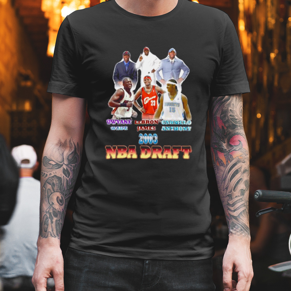2003 Draft Basketball Players Legend shirt