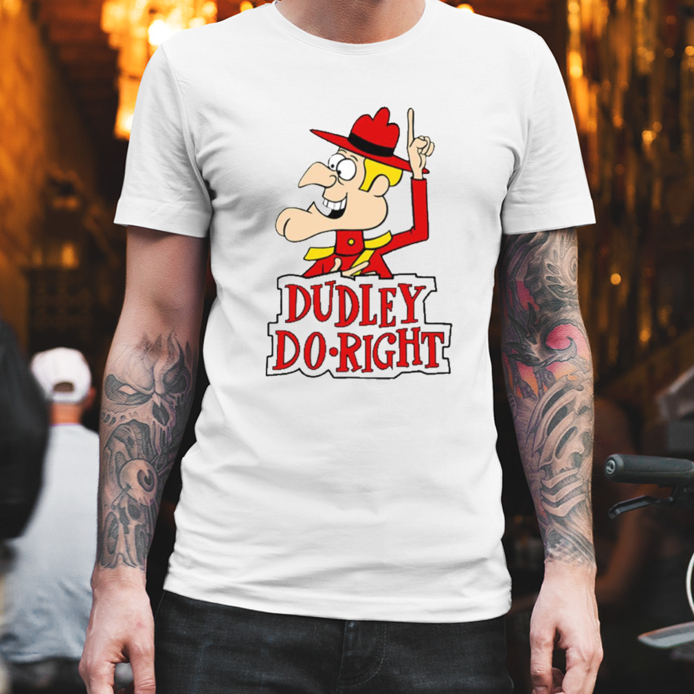 Dudley Do Right Rocky And Bullwinkle Red shirt