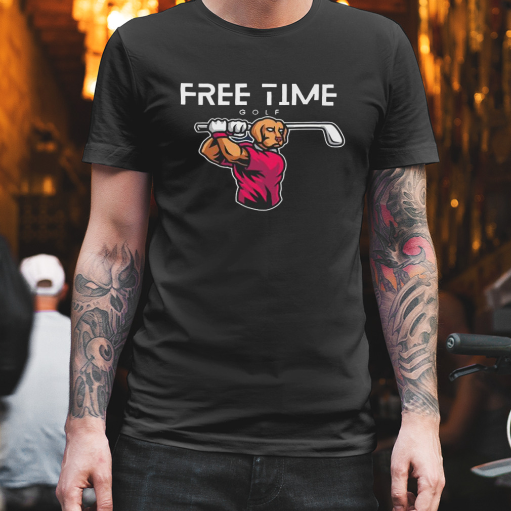 Free Time Golf Dog Shirt