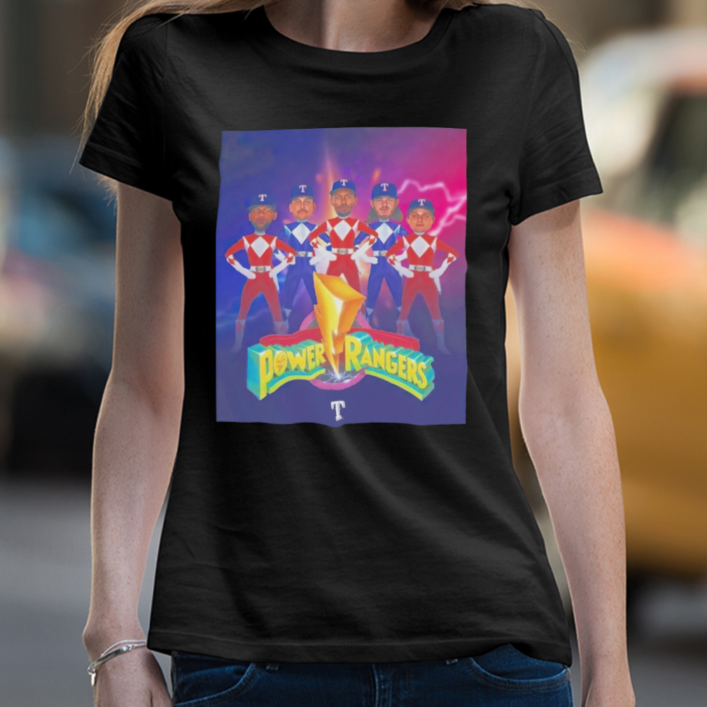 Texas Rangers We Are The Power Rangers Shirt