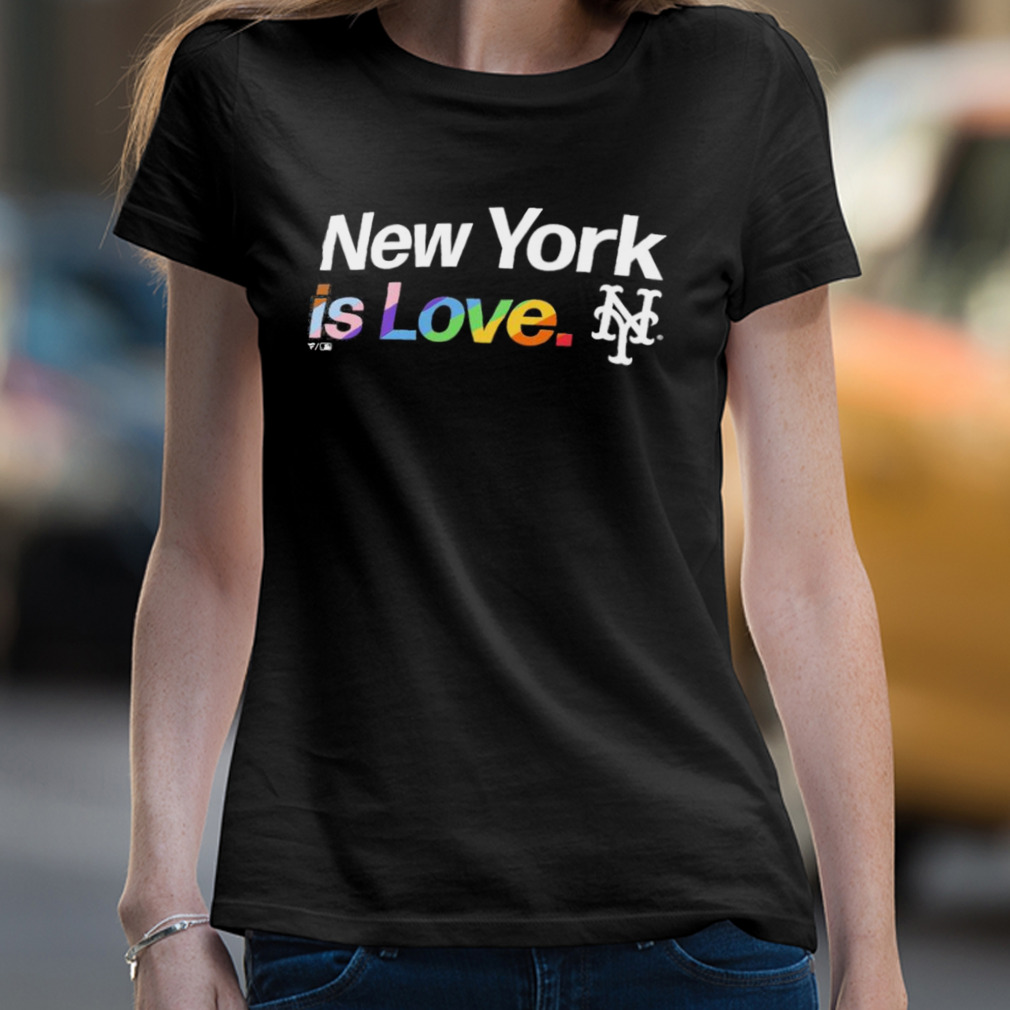 Official New York Mets Is Love City Pride Shirt