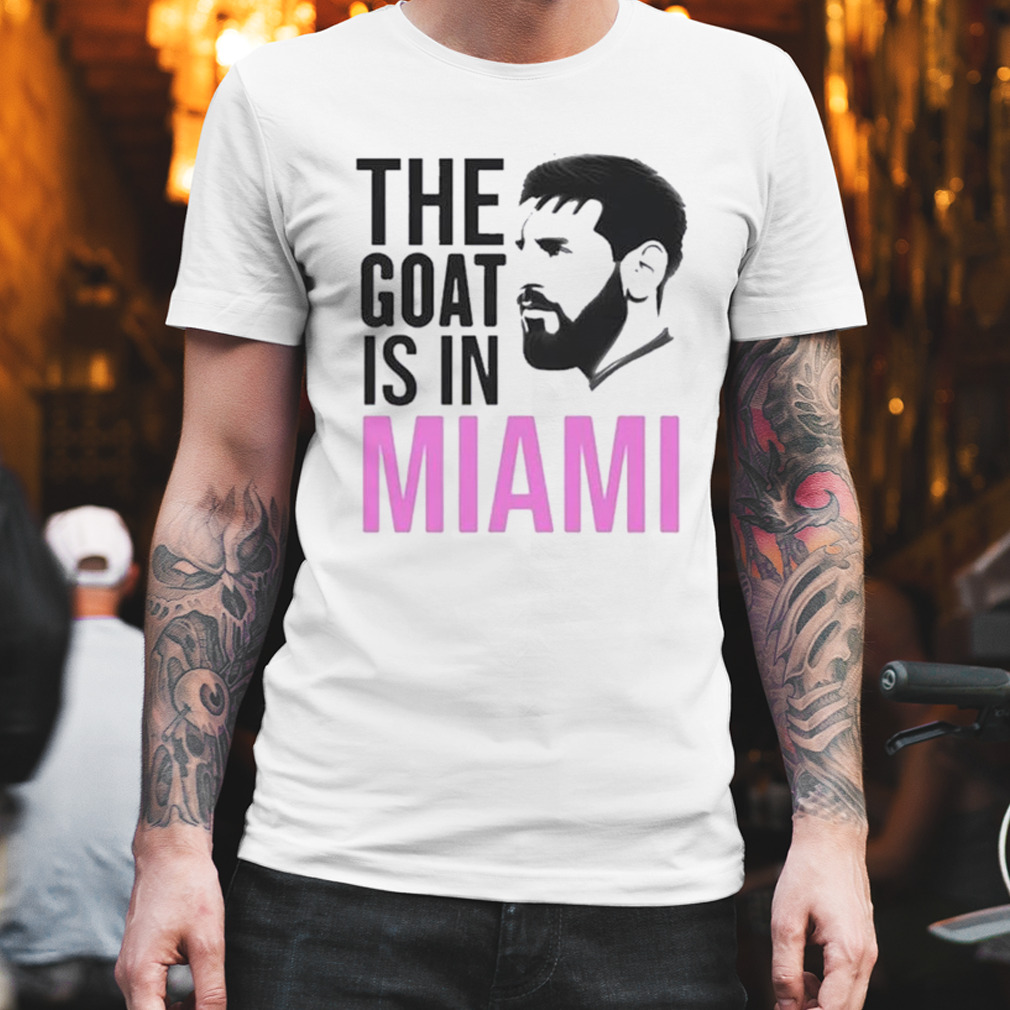 Lionel Messi inter Miami fc the goat shirt
