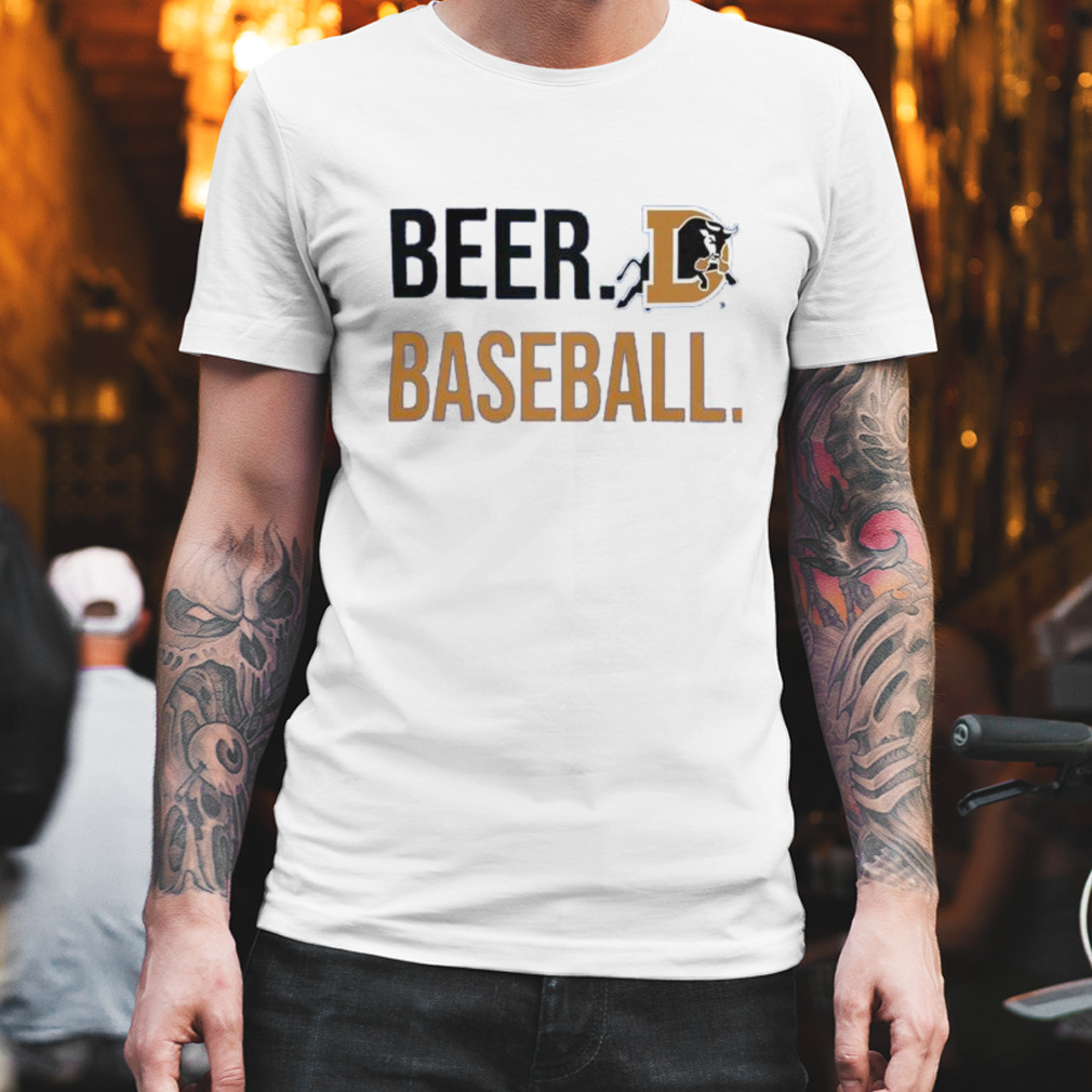 Durham Bulls Shop 108 Beer & Baseball T-Shirt
