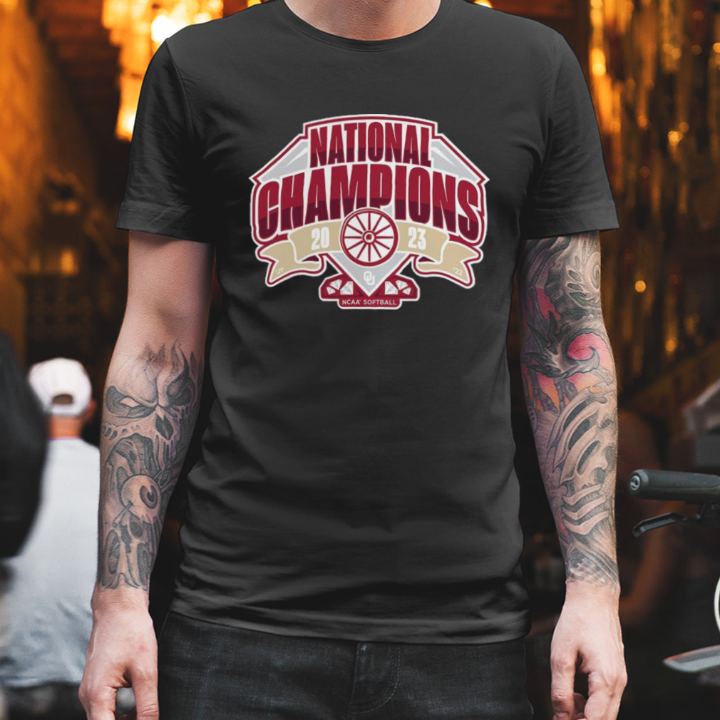 Oklahoma Sooners 2023 NCAA Softball Women’s College World Series Champions Official Logo T-Shirt