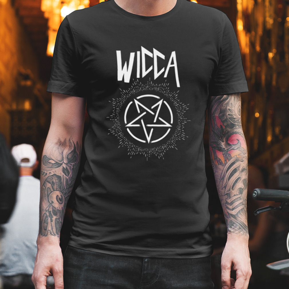 Wicca Inverted Pentagram Hex Girls shirt