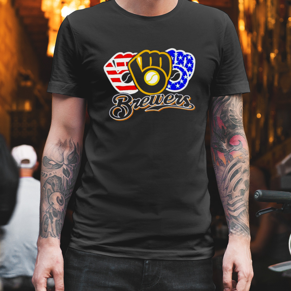 brewers American flag 4th of July shirt