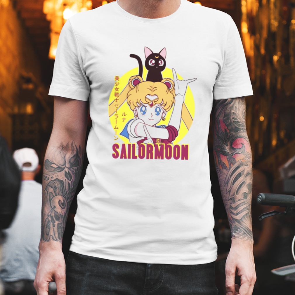 Luna On Head Sailor Moon Guardians shirt