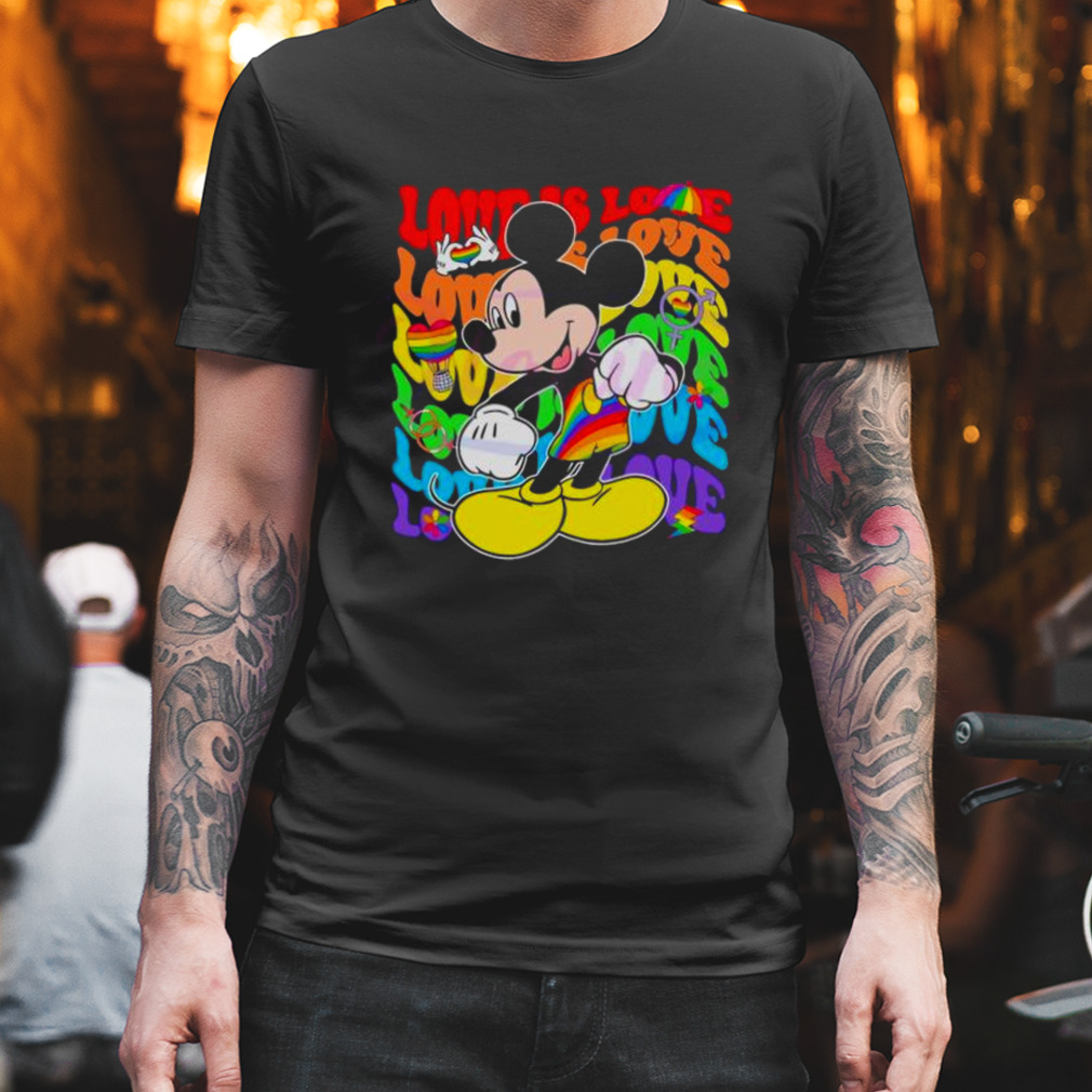Love Is Love Mickey Pride 2023 Shirt