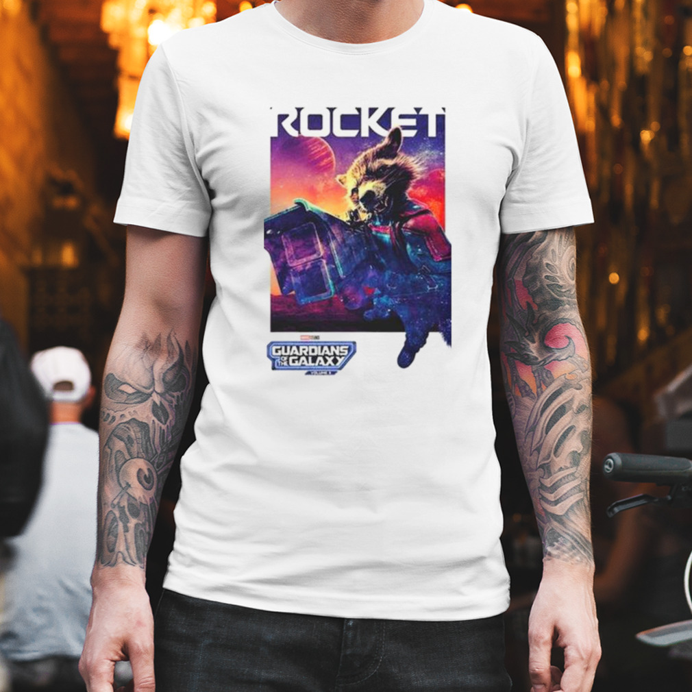 Guardians Of The Galaxy Vol. 3 Rocket Poster Shirt