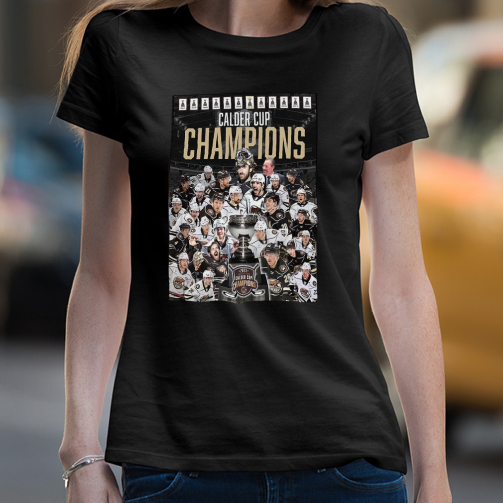 Hershey Bears Poster Champions Twelve Time Calder Cup 2023 T-shirt - Masteez