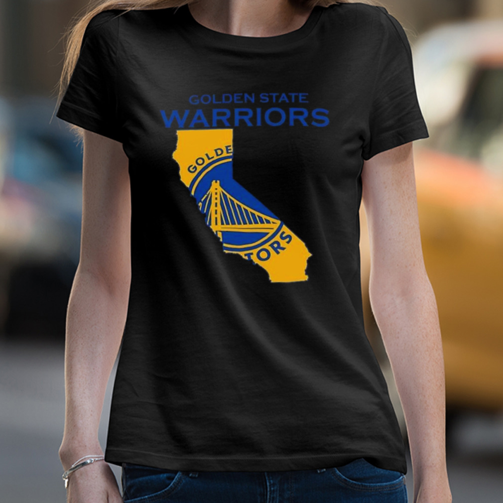 Golden State Warriors Basketball Map Logo 2023 Shirt
