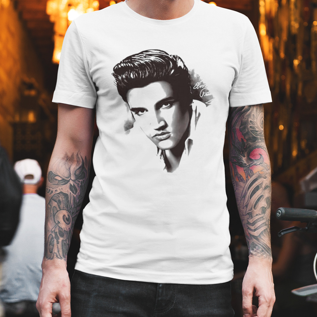 Elvis Presley King Of Rock And Roll Music The Stare T-shirt