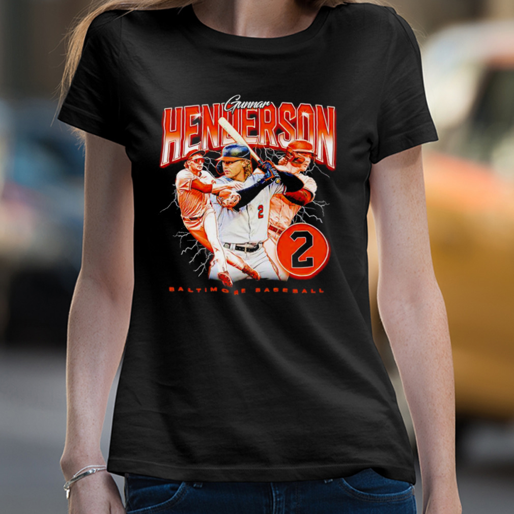 Gunnar Henderson 2 Baltimore Orioles Baseball Retro 90s Shirt 