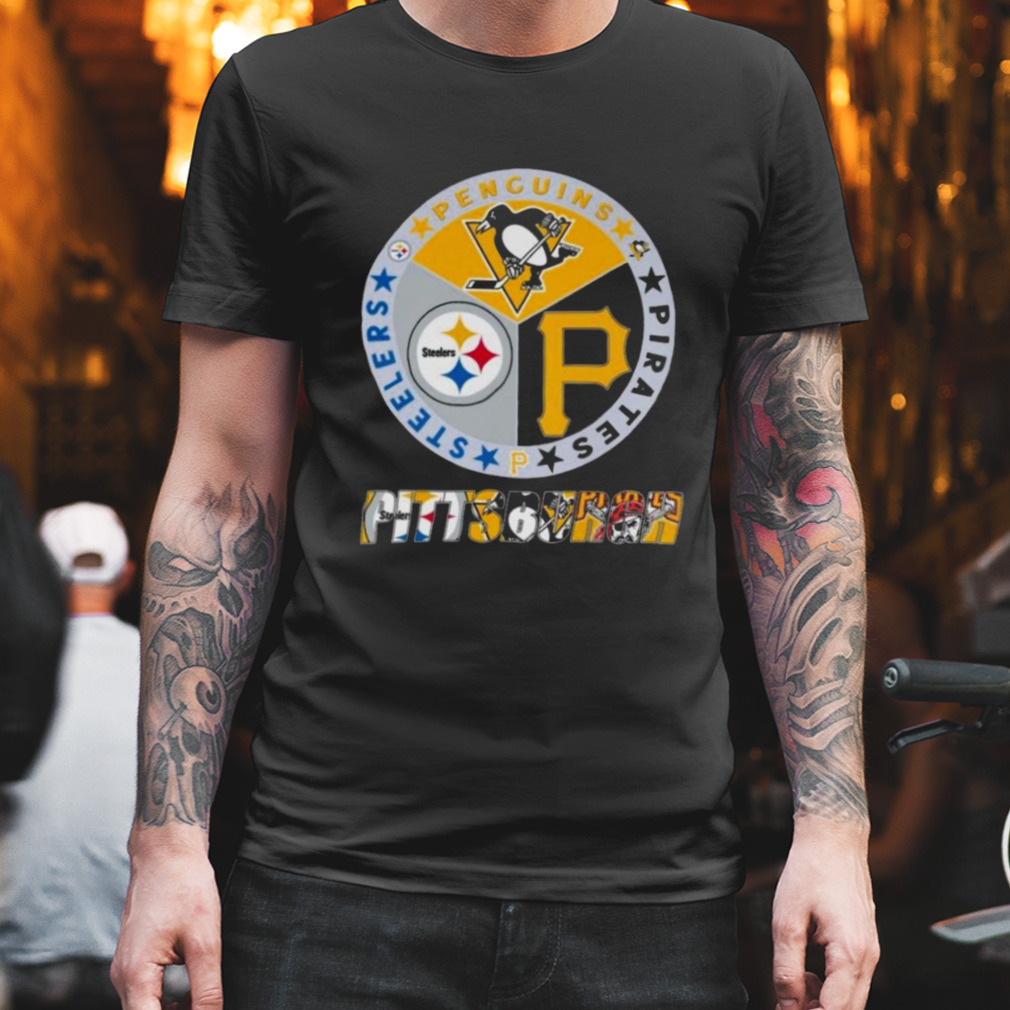 Pittsburgh City Of Champions Steelers Penguins Pirates signature shirt,  hoodie, sweater and long sleeve