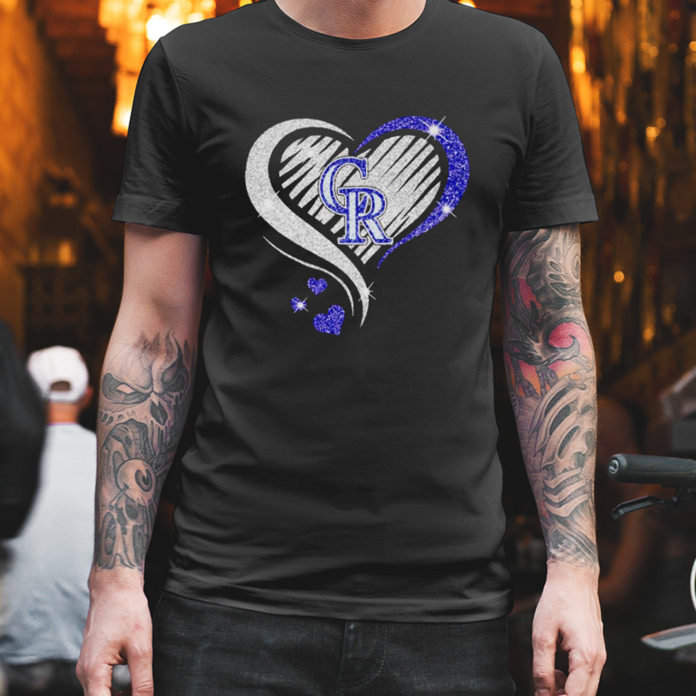 colorado Rockies baseball logo heart diamond Shirt - Bring Your