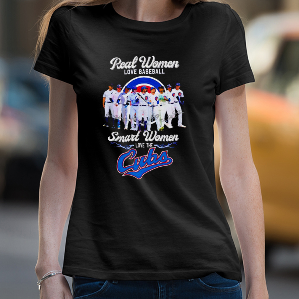Real Women Love Baseball Smart The Cubs Shirt ⋆ Vuccie