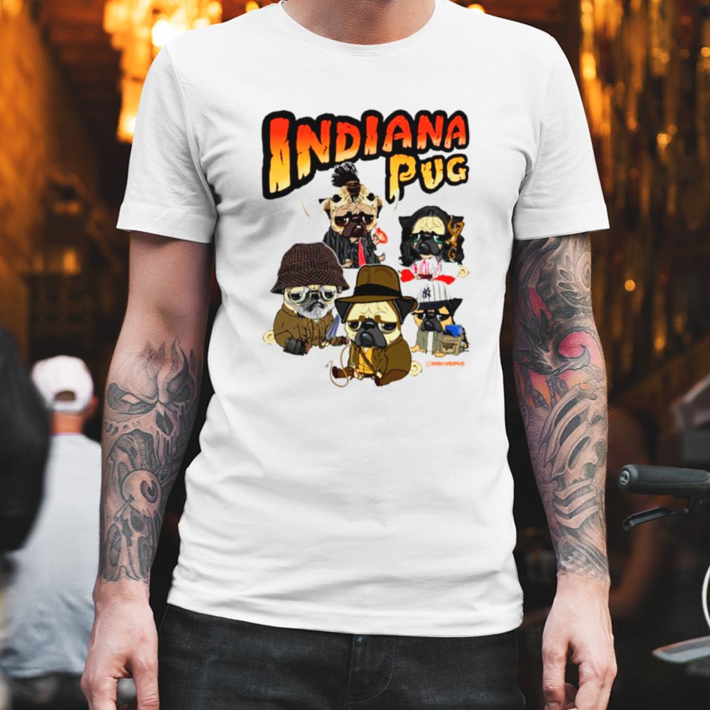 Indiana Pug Parody Indiana Jones shirt